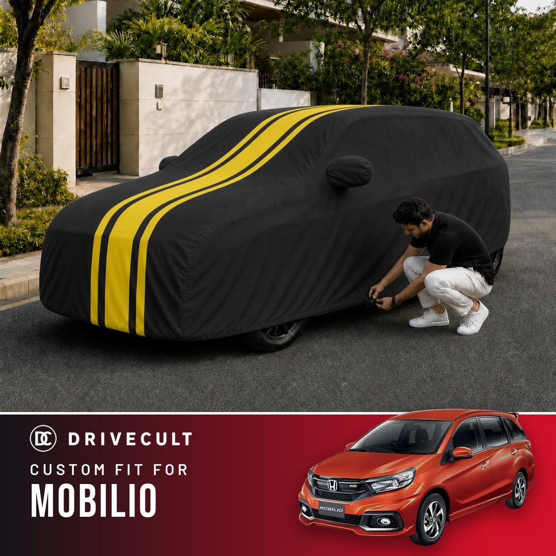 Honda Mobilio DriveCult Blaze custom-fit waterproof car body cover