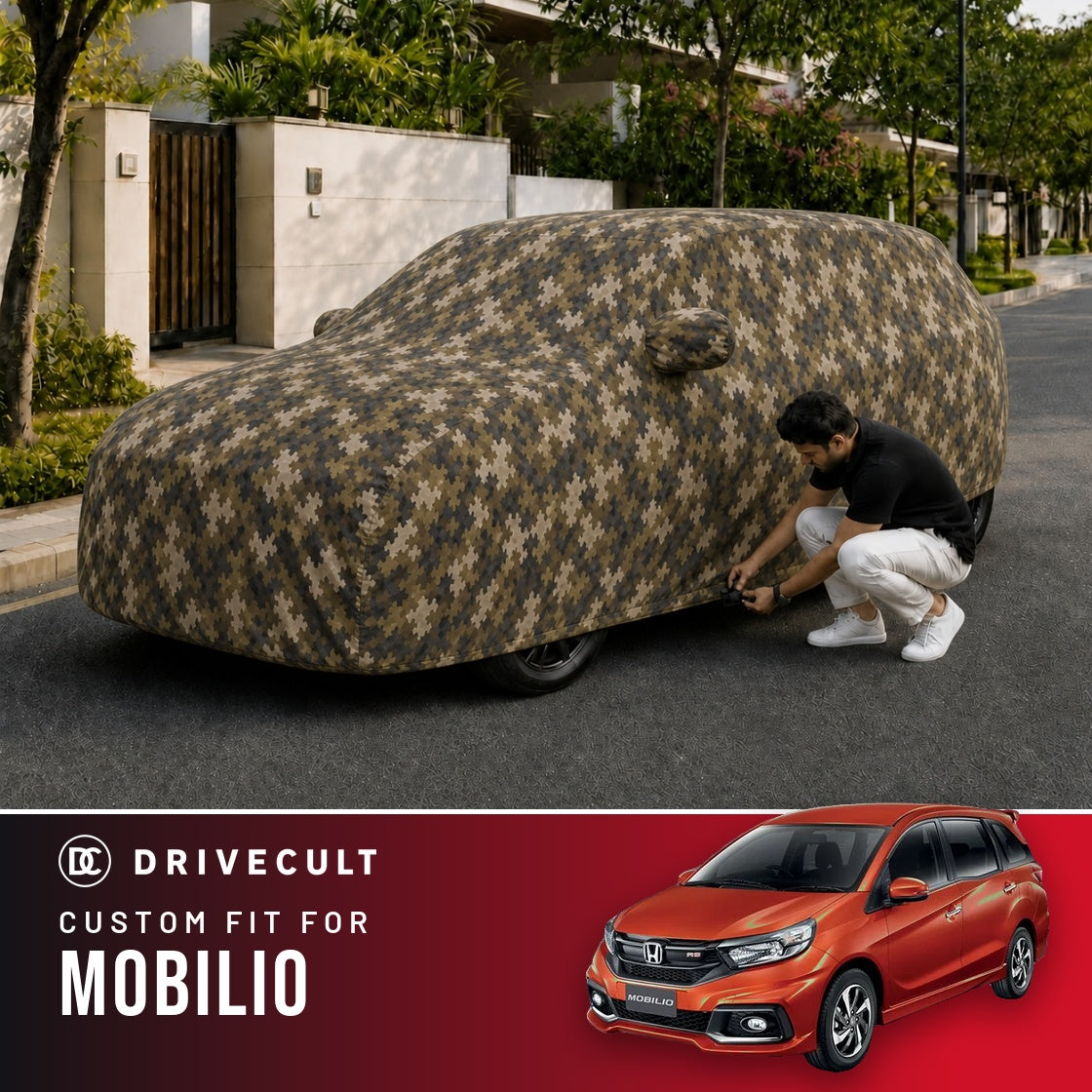 Honda Mobilio DriveCult Phantom custom-fit waterproof car body cover