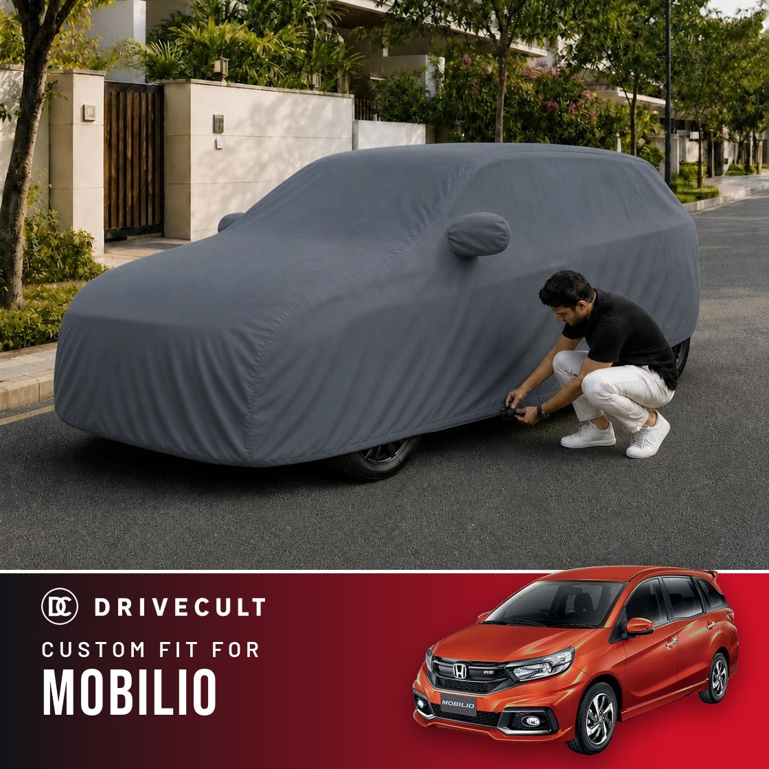 Honda Mobilio DriveCult Titan custom-fit waterproof car body cover