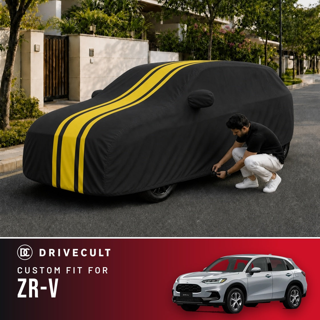 Honda ZR-V DriveCult Blaze custom-fit waterproof car body cover