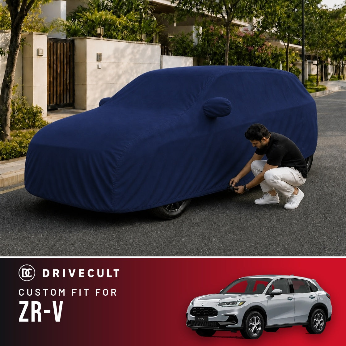 Honda ZR-V DriveCult Storm custom-fit waterproof car body cover