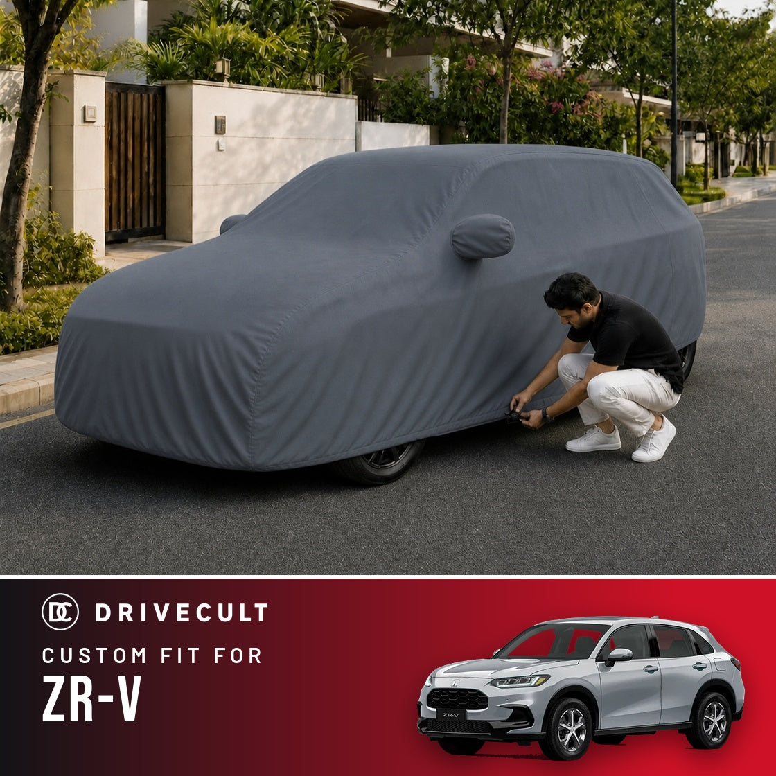 Honda ZR-V DriveCult Titan custom-fit waterproof car body cover