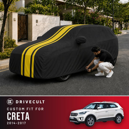 Hyundai Creta 2014-2017 DriveCult Blaze custom-fit waterproof car body cover