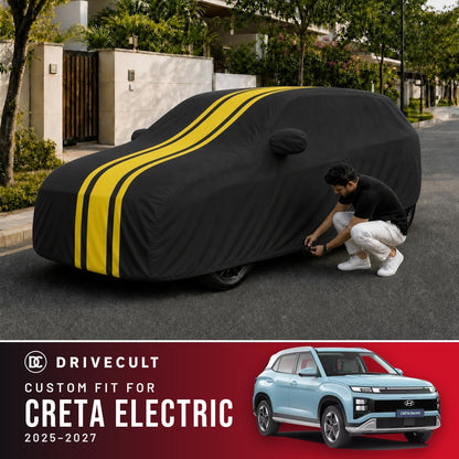 Hyundai Creta Electric 2025-2027 DriveCult Blaze custom-fit waterproof car body cover