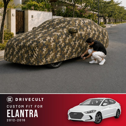 Hyundai Elantra 2012-2016 DriveCult Phantom custom-fit waterproof car body cover