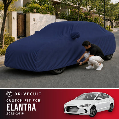 Hyundai Elantra 2012-2016 DriveCult Storm custom-fit waterproof car body cover