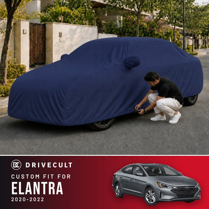 Hyundai Elantra 2020-2022 DriveCult Storm custom-fit waterproof car body cover