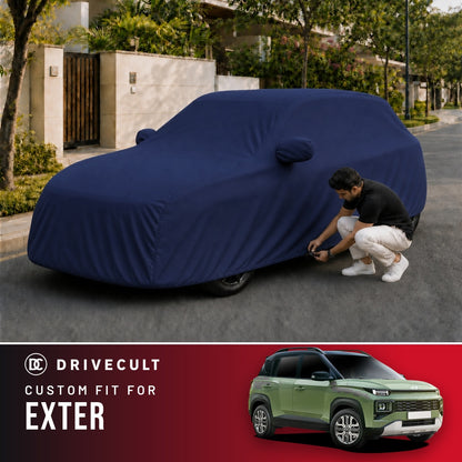 Hyundai Exter DriveCult Storm custom-fit waterproof car body cover