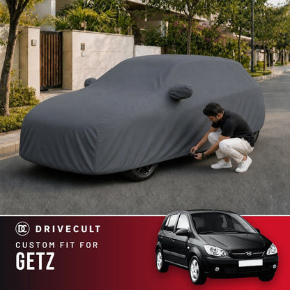 Hyundai Getz DriveCult Titan custom-fit waterproof car body cover