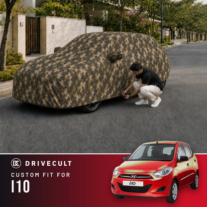 Hyundai I10 2007-2013 DriveCult Phantom custom-fit waterproof car body cover