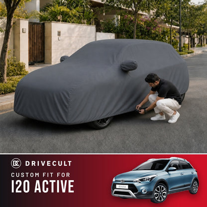 Hyundai i20 Active 2016-2020 DriveCult Titan custom-fit waterproof car body cover