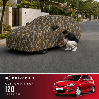 Hyundai i20 2008-2011 DriveCult Phantom custom-fit waterproof car body cover