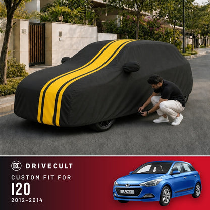 Hyundai i20 2012-2014 DriveCult Blaze custom-fit waterproof car body cover