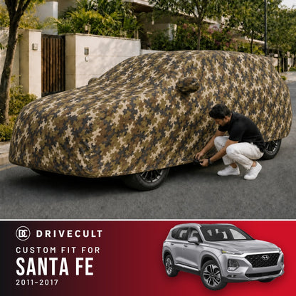 Hyundai Santa Fe 2011-2017 DriveCult Phantom custom-fit waterproof car body cover