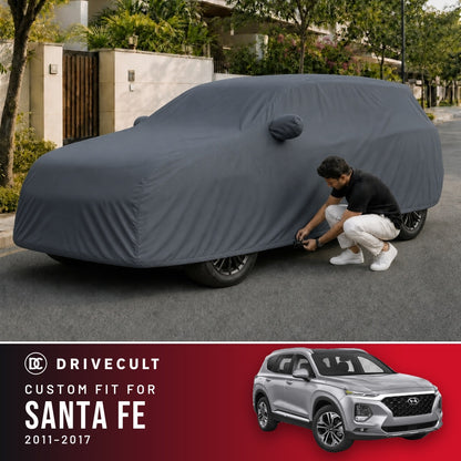 Hyundai Santa Fe 2011-2017 DriveCult Titan custom-fit waterproof car body cover