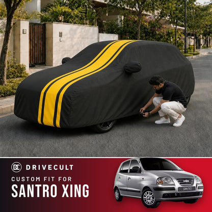 Hyundai Santro Xing DriveCult Blaze custom-fit waterproof car body cover