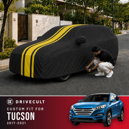 Hyundai Tucson 2017-2021 DriveCult Blaze custom-fit waterproof car body cover