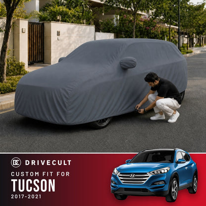 Hyundai Tucson 2017-2021 DriveCult Titan custom-fit waterproof car body cover