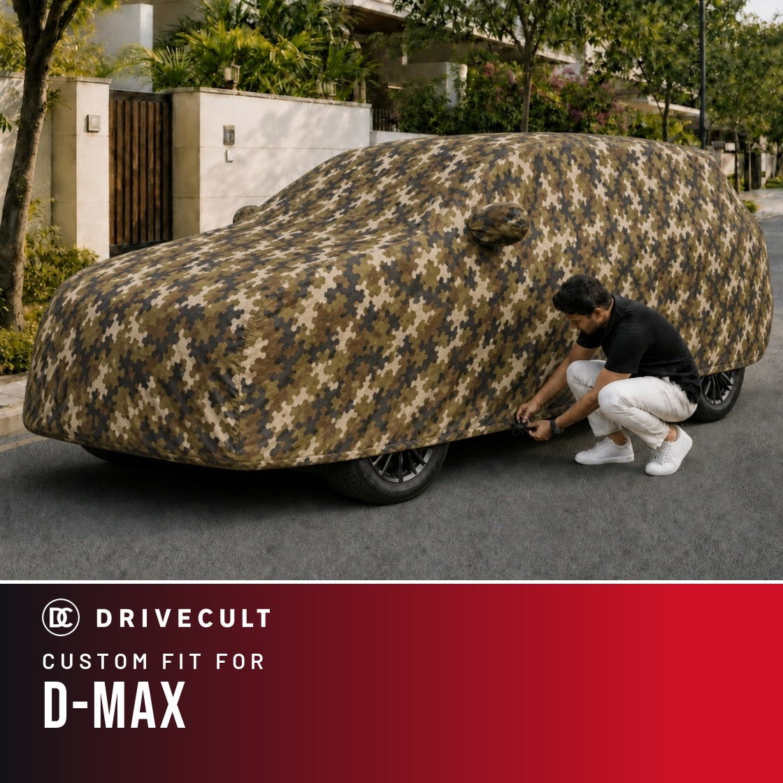 Isuzu D-Max DriveCult Phantom custom-fit waterproof car body cover