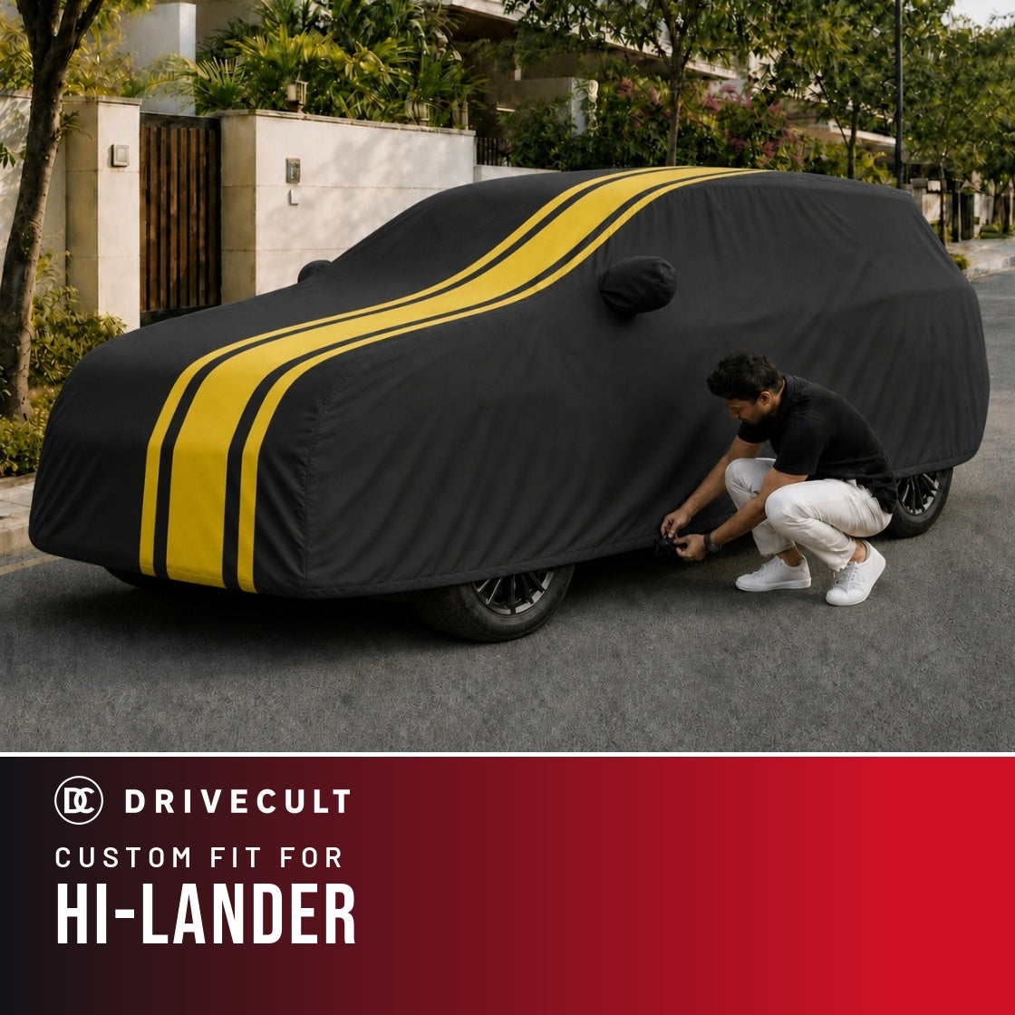Isuzu Hi-Lander DriveCult Blaze custom-fit waterproof car body cover
