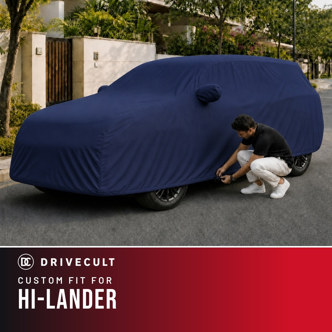 Isuzu Hi-Lander DriveCult Storm custom-fit waterproof car body cover