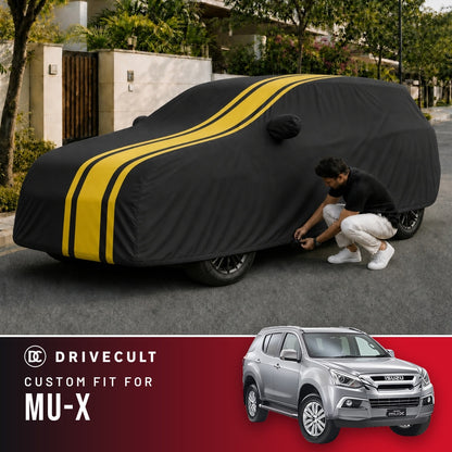 Isuzu MU-X DriveCult Blaze custom-fit waterproof car body cover