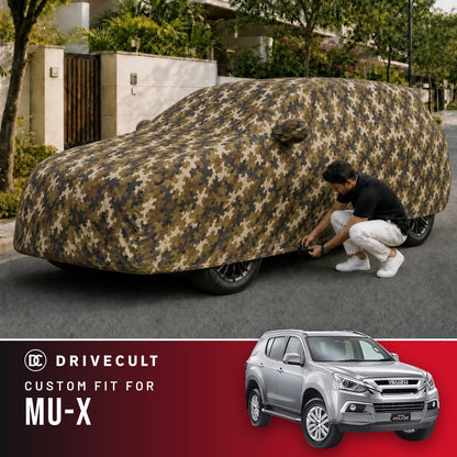 Isuzu MU-X DriveCult Phantom custom-fit waterproof car body cover