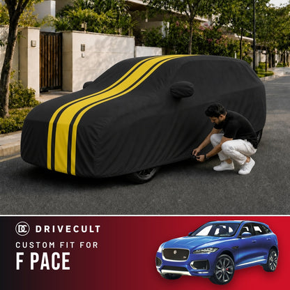 Jaguar F Pace DriveCult Blaze custom-fit waterproof car body cover
