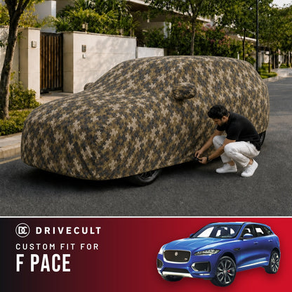 Jaguar F Pace DriveCult Phantom custom-fit waterproof car body cover