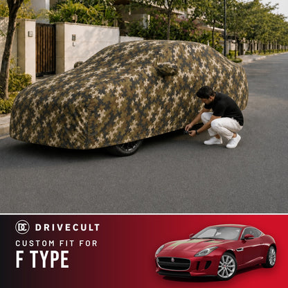 Jaguar F Type DriveCult Phantom custom-fit waterproof car body cover
