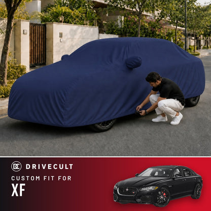 Jaguar XF DriveCult Storm custom-fit waterproof car body cover