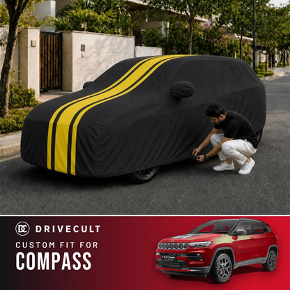 Jeep Compass DriveCult Blaze custom-fit waterproof car body cover