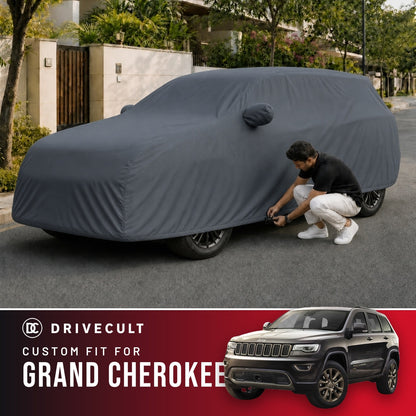 Jeep Grand Cherokee DriveCult Titan custom-fit waterproof car body cover