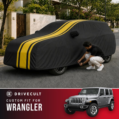 Jeep Wrangler DriveCult Blaze custom-fit waterproof car body cover