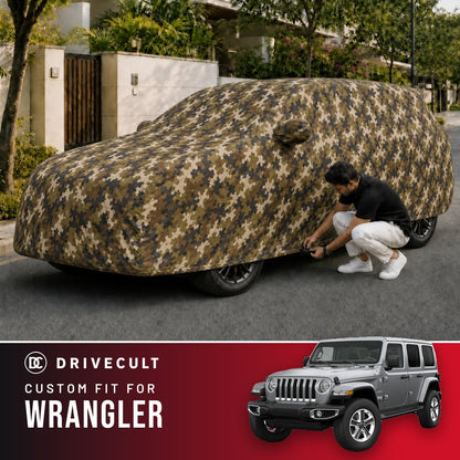 Jeep Wrangler DriveCult Phantom custom-fit waterproof car body cover