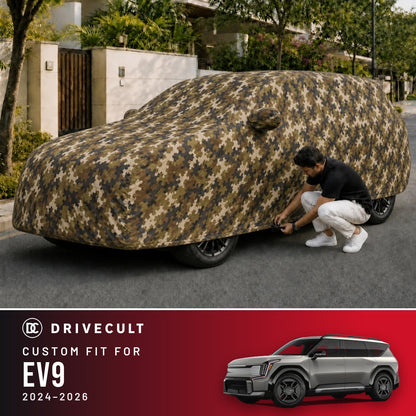 Kia EV9 2024-2026 DriveCult Phantom custom-fit waterproof car body cover