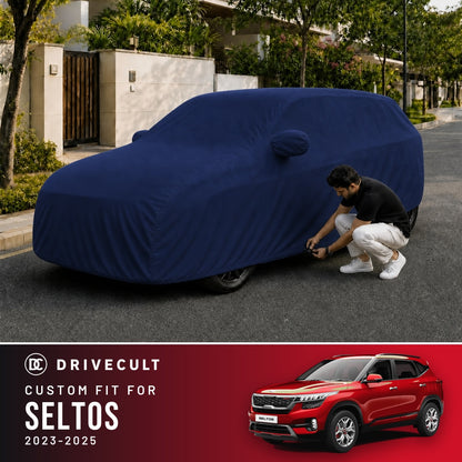 Kia Seltos 2023-2025 DriveCult Storm custom-fit waterproof car body cover