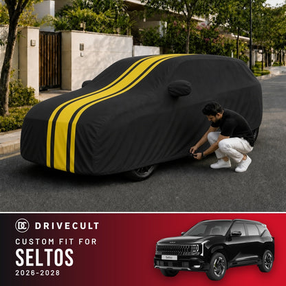 Kia Seltos 2026-2028 DriveCult Blaze custom-fit waterproof car body cover