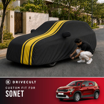 Kia Sonet DriveCult Blaze custom-fit waterproof car body cover