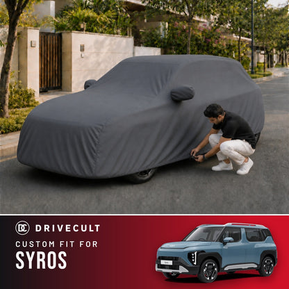 Kia Syros DriveCult Titan custom-fit waterproof car body cover