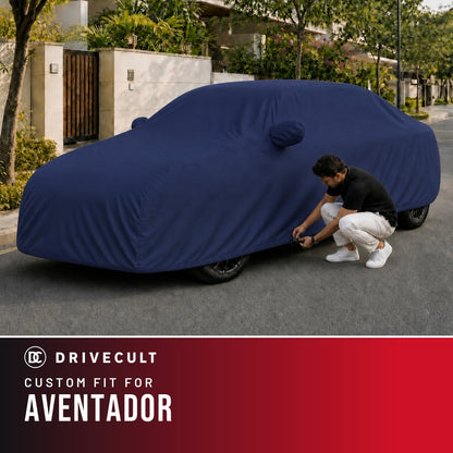Lamborghini Aventador DriveCult Storm custom-fit waterproof car body cover