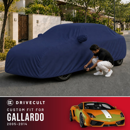 Lamborghini Gallardo 2005-2014 DriveCult Storm custom-fit waterproof car body cover