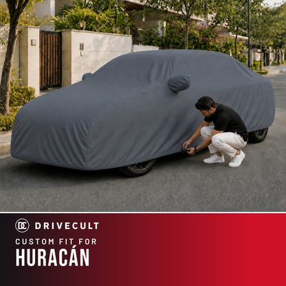Lamborghini Huracan DriveCult Titan custom-fit waterproof car body cover