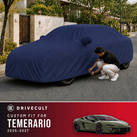 Lamborghini Temerario 2025-2027 DriveCult Storm custom-fit waterproof car body cover