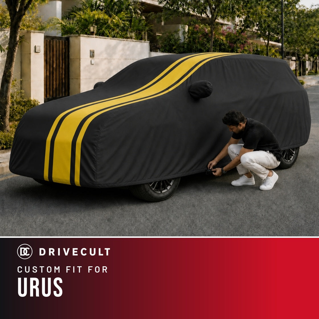 Lamborghini Urus DriveCult Blaze custom-fit waterproof car body cover