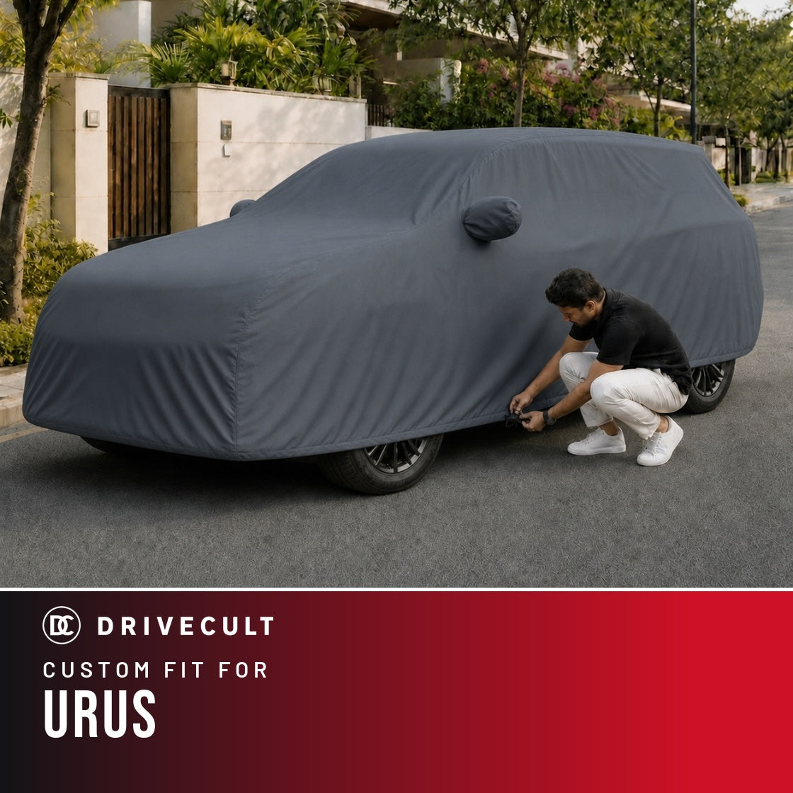 Lamborghini Urus DriveCult Titan custom-fit waterproof car body cover