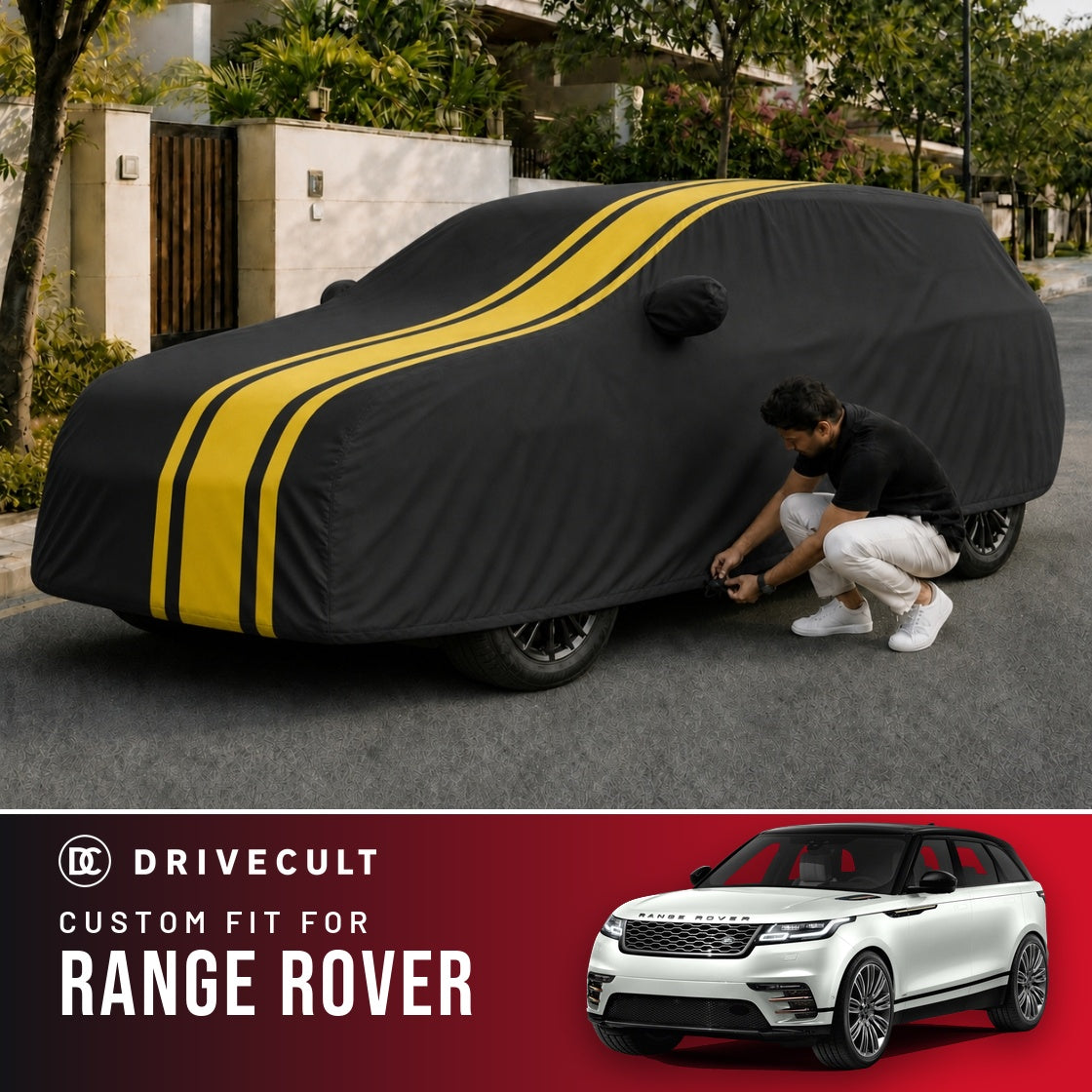 Land Rover Range Rover DriveCult Blaze custom-fit waterproof car body cover