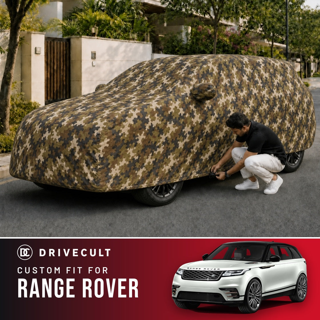 Land Rover Range Rover DriveCult Phantom custom-fit waterproof car body cover