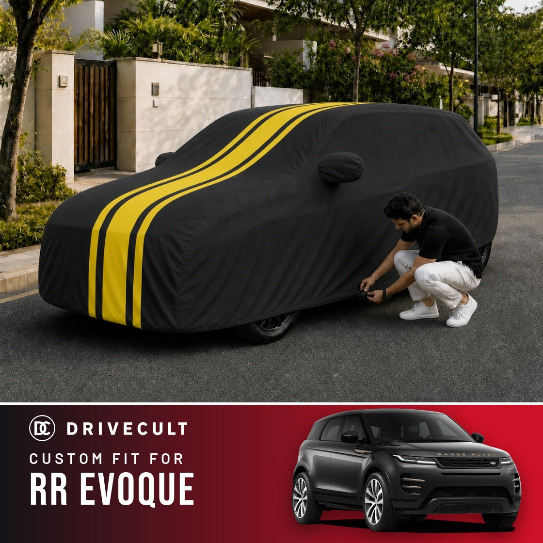 Land Rover Rr Evoque DriveCult Blaze custom-fit waterproof car body cover