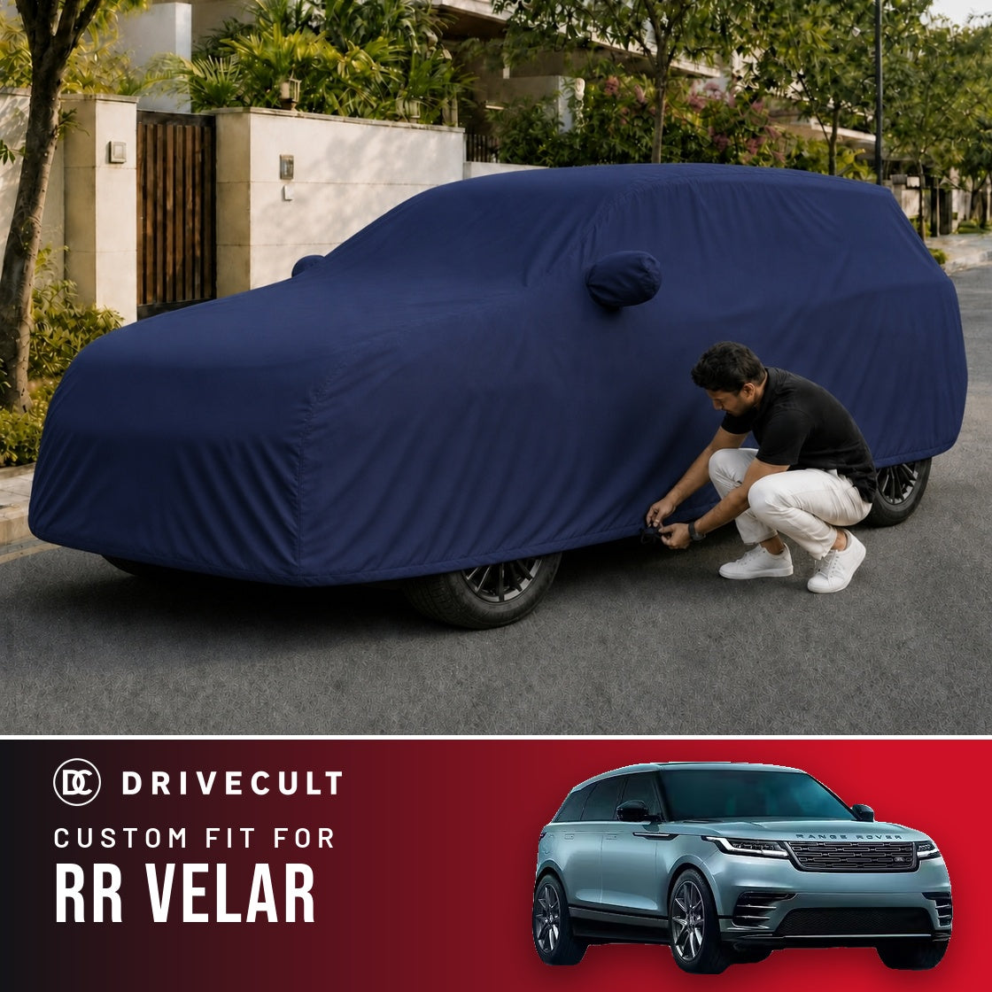 Land Rover Rr Velar DriveCult Storm custom-fit waterproof car body cover